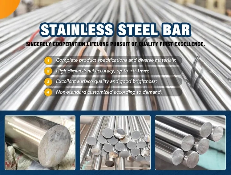 China Manufacturer ASTM Ss 316L 304 310 316 321 Stainless Steel Round Bar 2mm 3mm 6mm ASTM Stainless Steel Bar